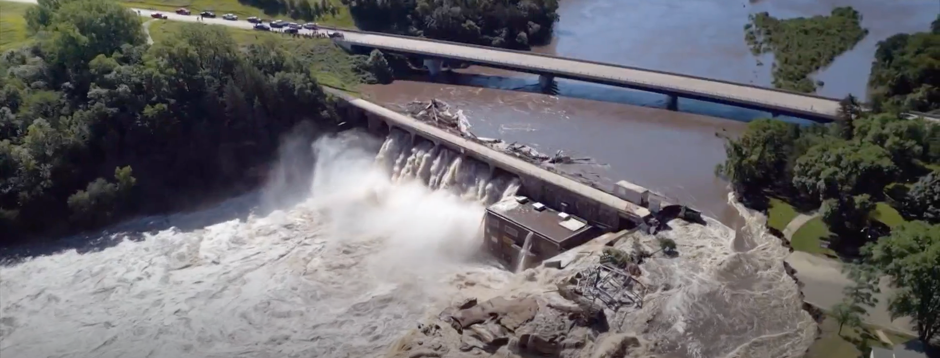 Partial failure reported at Rapidan Dam in Minnesota following severe