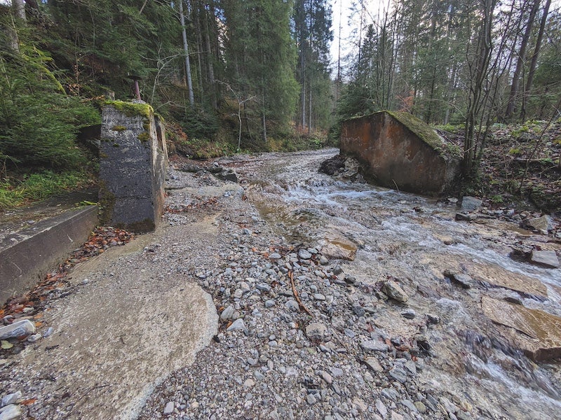 Removal of the Juráňov Potok dam